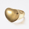Ion Plating(IP) 304 Stainless Steel Wide Band Finger Rings RJEW-H125-42G-17mm-2