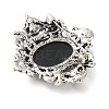 Retro Alloy Rhinestone Rhombus Brooch LS-JEWB-B022-01AS-02-2