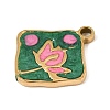 303 Stainless Steel Enamel Pendants SA-CBA9D90-03G-03-2