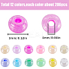 156G 12 Style 8/0 Glass Seed Beads SEED-SC0001-35A-2