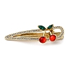 Cherry Golden Alloy Alligator Hair Clips LS-PHAR-K006-04B-G-1