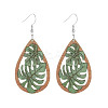 Wood Dangle Earrings for Women WG26A13-03-2