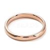 Ion Plating(IP) 304 Stainless Steel Flat Plain Band Rings STAS-I160-D-21mm-RG-2