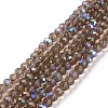 Electroplate Glass Beads Strands EGLA-A034-T2mm-L06-1