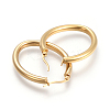 201 Stainless Steel Hoop Earrings LS-EJEW-A052-16A-2