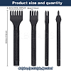 1Set Steel 1/2/4/6 Prong DIY Diamond Lacing Stitching Leather Craft Kits AJEW-HY0002-19-2