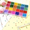 288G 24 Styles 6/0 Glass Seed Beads SEED-FS0001-26D-8