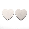 Tarnish Resistant 304 Stainless Steel Pendants STAS-O-133-02G-P-1