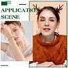 800 pcs 4 Colors Christmas Theme Wood Beads WOOD-SC0001-84-5