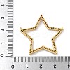Rack Plating Brass Micro Pave Cubic Zirconia Connector Charms KK-G515-42G-02-3