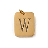 304 Stainless Steel Charms LS-STAS-R001-01G-W-1