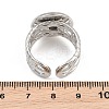 304 Stainless Steel Cuff Ring Components SA-CBA82C8-01E-P-3