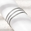 12Pcs 2MM 304 Stainless Steel Twisted Chain Necklaces for Men Women NJEW-H093-17P-03-2