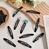 4 Sets Iron Snap Hair Clips AJEW-SC0003-37A-02-4