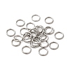 Tarnish Resistant 304 Stainless Steel Open Jump Rings A-STAS-Q186-02-10x1.2-1