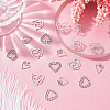 18Pcs 3 Style 201 Stainless Steel Pendants STAS-DC0007-47-3