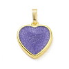 Real 18K Gold Plated Eco-friendly Rack Plating Brass Enamel Pendants KK-F843-06G-05-1