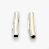 Tarnish Resistant Mixed Styles Column 304 Stainless Steel Bayonet Necklace Clasps STAS-I013-3mm-B-1