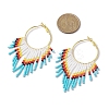 Boho Iron Hoop Earring EJEW-MZ00199-3