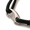 PU Leather Round Cord Multi-strand Bracelets SJEW-K002-07J-3