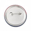 Independence Day Flat Round Tinplate Badge Pins LS-JEWB-G021-01A-2