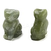 Natural Southern Jade Carved Figurines DJEW-L023-B13-1