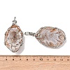 Natural Agate Big Pendants G-A282-06P-4