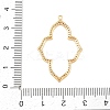 Brass Micro Pave Cubic Zirconia Pendants KK-Z133-05G-02-3