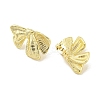 Bowknot Rack Plated Brass Stud Earrings for Women EJEW-Z051-08G-2