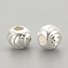 925 Sterling Silver Beads X-STER-S002-16-4mm-2