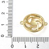Rack Plating Brass Colorful Cubic Zirconia Vortex Connector Charms KK-K392-08G-02-3