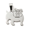 Non-Tarnish 304 Stainless Steel Pendants STAS-NH0001-01B-P-1