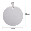 Tarnish Resistant 304 Stainless Steel Pendants LS-STAS-I140-16S-3