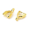 Rack Plating Brass Ice Pick Pinch Bails KK-Z030-05C-G-2