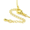 Brass Micro Pave Cubic Zirconia Pendant Necklaces for Women NJEW-E106-21G-3