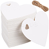200Pcs Heart Paper Gift Tags CDIS-SP0001-14B-1