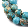 Dyed Natural Regalite/Imperial Jasper/Sea Sediment Jasper Beads Strands G-B124-C03-05-4