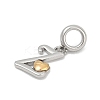 Brass European Dangle Charms LS-KK-Z097-01Z-GP-2