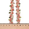 Flower Polyester Trim Ribbon OCOR-WH0057-18A-2