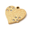 304 Stainless Steel Pendants STAS-K297-06G-2