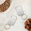 Stainless Steel Keychains AJEW-WH20077-035A-P-4