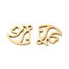 201 Stainless Steel Pendants STAS-I199-D01-G-3