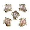 Natural Sunstone Pendants G-U019-02G-08-1