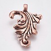Eco-Friendly Zinc Alloy Hook Clasps LS-PALLOY-WH0031-03R-5