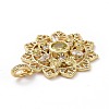 Brass Micro Pave Cubic Zirconia Pendants KK-E068-VF007-3