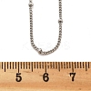 2MM Brass Satellite Chain Necklaces for Women NJEW-D302-49P-5