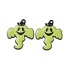 Halloween Theme Rack Plating Alloy Enamel Pendants PALLOY-O109-44EB-2