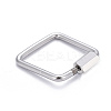 Non-Tarnish 304 Stainless Steel Screw Carabiner Lock Charms STAS-K213-12P-2