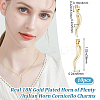 10Pcs Brass Pendants KK-BBC0011-39-2
