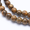 Natural African Padauk Wood Beads Strands X-WOOD-P011-02-6mm-3